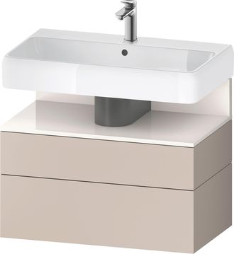 Duravit Qatego Meuble Sous-lavabo, 1 Tiroir Et 1 Tiroir, - Duravit