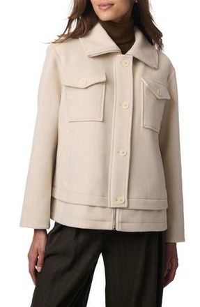 Bernardo Chest Pocket Coat in Putty at Nordstrom Rack, Size Xx-Large