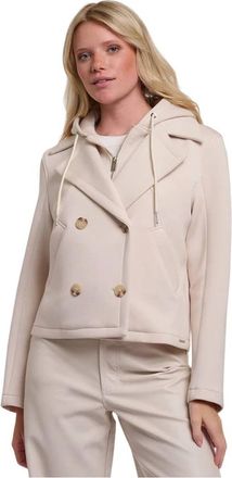 Rino&Pelle Dames, Jassen, Beige, Maat: 2XS Leer