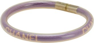 Chanel gold Vinyl Charm Bracelet (Pre-Owned)