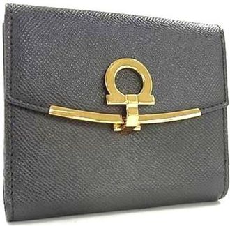 Ferragamo Leather Wallet (Bi-Fold) (Pre-Owned)