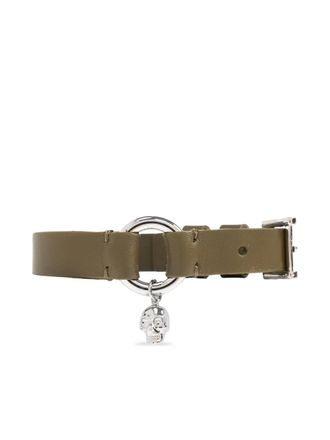 Alexander McQueen Bracciale con ciondolo - Verde