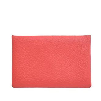 Herm&egrave;s Pre-owned Wallets, female, Pink, Size: ONE SIZE Pre-owned Card Holder