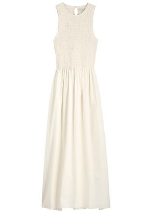Faithfull The Brand Alena Cotton Maxi Dress - White - Xxl (UK18 / Xxl)