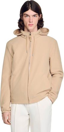 Sandro Hooded zip-up jacket at Nordstrom, Size X-Large