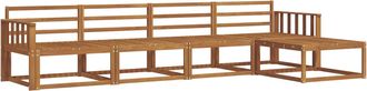 vidaXL Conjunto De Sof&aacute;s De Exterior 5 Uds. Natural Vidaxl