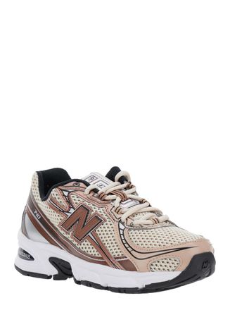 New Balance Unisex Multicolor Low Top Sneakers With Logo Patch Synthetic Fabric Trainers