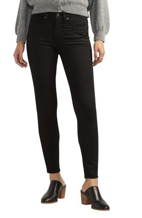 Silver Jeans Co Isbister High Waist Skinny Jeans in Black at Nordstrom, Size 26 X 29
