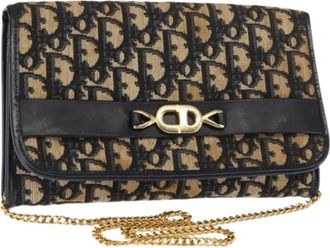 Dior Pre-owned Cross Body Bags, female, Multicolor, Size: ONE SIZE Pre-owned Canvas Crossbody Bag
