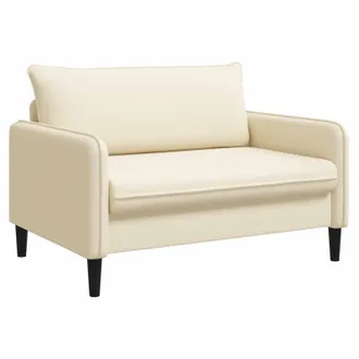 vidaXL Sill&oacute;n Xxl Crema Terciopelo Vidaxl