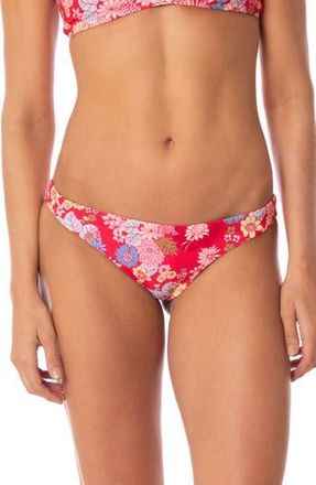 Maaji Flirt Reversible Bikini Bottoms in Open Pink at Nordstrom Rack, Size Large