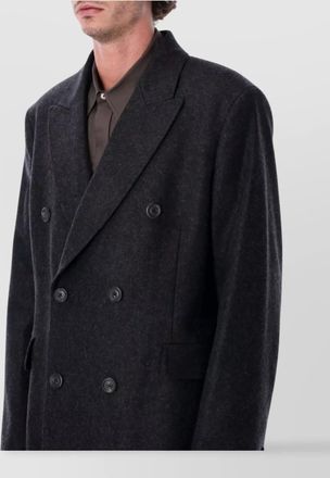 Our Legacy premium wool long coat with tailored fit
