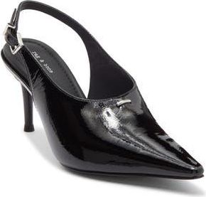 Rag & Bone Mercer Pointed Toe Slingback Pump in Black at Nordstrom Rack, Size 7.5Us / 37.5Eu
