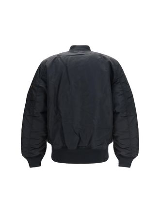 Alpha Industries Flight Nylon Bomber Jacket - Black