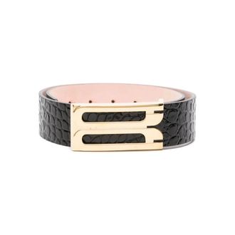Victoria Beckham Belts, female, Black, Size: 70 CM Frame Belt