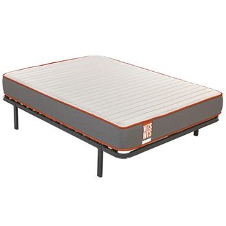 What The Sleep Colch&oacute;n y Canap&eacute;, Espuma Hr, Gris, 150x190