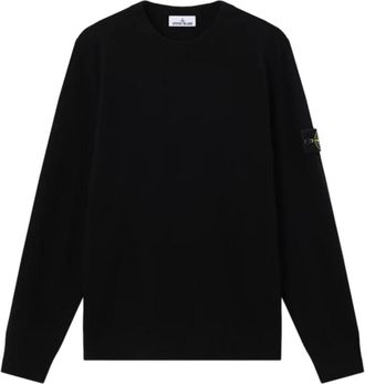 Stone Island Gebreid vest met ritssluiting - Heren - Truien - Zwart - Maat: M Zijde