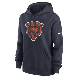 Nike Chicago Bears Club Nike Womens NFL Pullover Hoodie in Blue | 00Z541L7Q-LT3