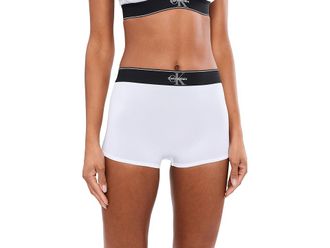 Calvin Klein Underwear Graphic Boyshorts Womens Underwear White : MD (US 8-10)