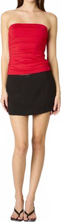 Cotton Candy L.A. Come With Me Mini Skort In Black