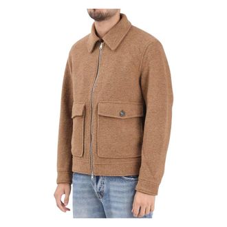Selected Jassen, Heren, Bruin, XL, Polyester, Giubbotto in Panno
