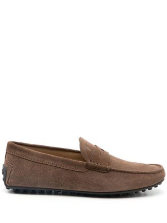 Tod's City Gommino driving shoes - Brown