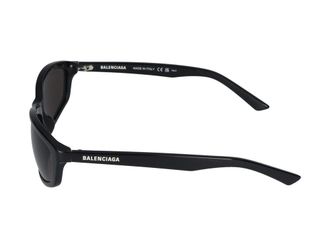 Balenciaga Unisex Sunglasses Bb0401s 001 Black Grey 60-15-135 Acetate