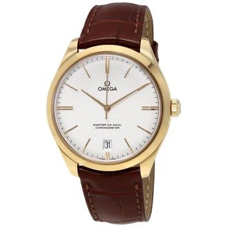 Omega De Ville Tresor Silver Dial Mens Watch 43253402102001