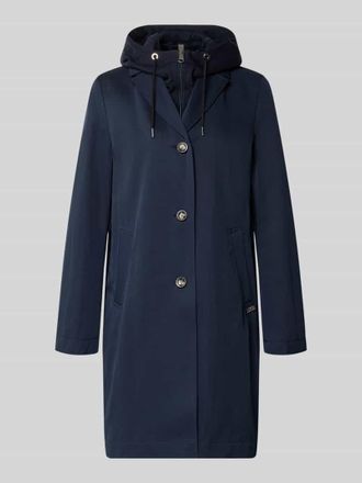 Cinque Regular Fit Mantel mit Reverskragen Modell Miracle in Dunkelblau, Gr&ouml;&szlig;e 34