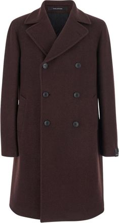 Tagliatore Heren, Mantels, Rood, Maat: 2XL Wol