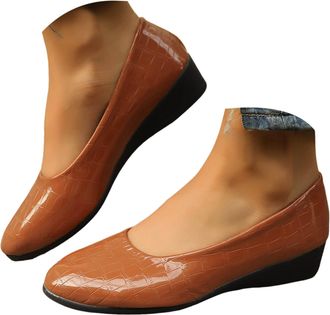 Generic Faux Leather Shoes Womens Ballet Shoes Classic Office Shoes Elegant Work Shoes Summer Slipper Loafers Shoes Dance Shoes Outdoor Shoes Women Waterproof