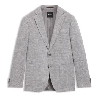 HUGO BOSS Jassen, Heren, Grijs, S, Hugo Boss-Blazer