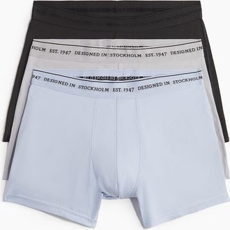 H&M 3er-Pack COOLMAX Halblange Trunks - Blue