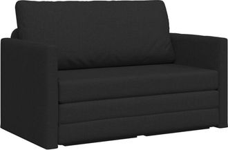 vidaXL vidaXL Sofa Bed Black 124 x 71 x 78 cm Fabric