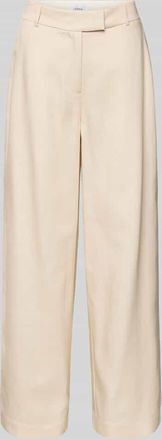 Comma Stoffhose mit Ges&auml;&szlig;leistentaschen in Sand, Gr&ouml;&szlig;e 34/32