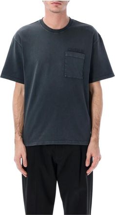Marni T-shirt Logo Pocket - Heren - T-shirts - Zwart - L - Katoen - Tops