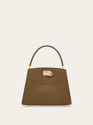 Ferragamo Women New Ferragamo Studio box bag (XS) Brown