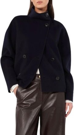 Max Mara Jassen, Dames, Blauw, S, Wol, Giaccone