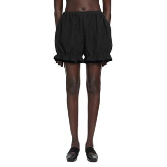 Renli Su Cotton Linen Balloon Shorts