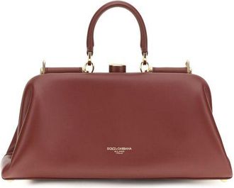 Dolce & Gabbana Red Lamb Ovis Aries Womens Handbag