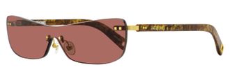 Jacquemus Unisex Mirada Sunglasses JAC69S 002 Wood Effect/Gold 143mm