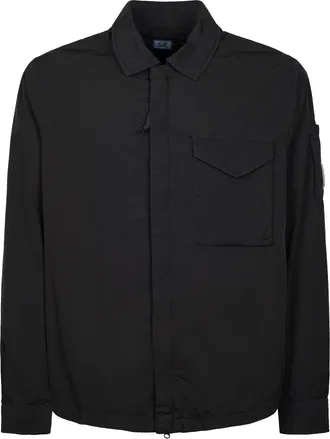 C.P. Company Overshirt Jacket with Zipped Lens Detail