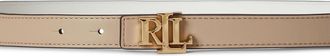 Ralph Lauren Slanke omkeerbare leren riem met logo