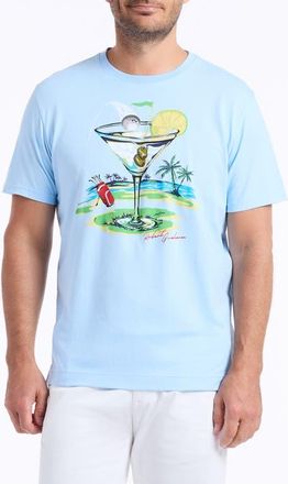 Robert Graham Hole In Fun Graphic T-Shirt in Light Blue at Nordstrom, Size Xxx-Large