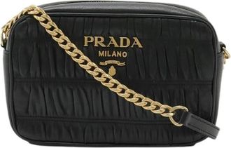 Prada Pre-owned Cross Body Bags, female, Black, Size: ONE SIZE Pre-owned Vintage Cross Body Bag