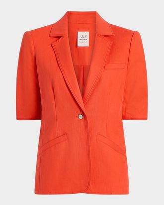 Cinq &agrave; Sept Khloe Short-Sleeve Blazer
