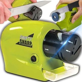OEM Afilador De Cuchillos El&eacute;ctrico Profesional, Inal&aacute;mbrico, Funciona Con 4 Pilas Aa, Silencioso, Afilado R&aacute;pido, Apto Para Cuchillos Y Tijeras, Color Ve