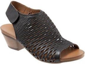 Bueno Lacey Slingback Sandal in Black Leather at Nordstrom Rack, Size 10.5-11Us / 42Eu