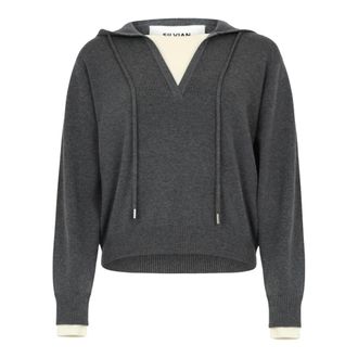 Silvian Heach Donna, Felpe, Grigio, M, new