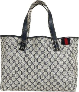 Gucci Pre-owned Tote Bags, female, Multicolor, Size: ONE SIZE Pre-owned Sherry Line Tote Bag
